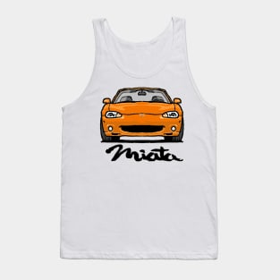 MX5 Miata NB Orange Tank Top